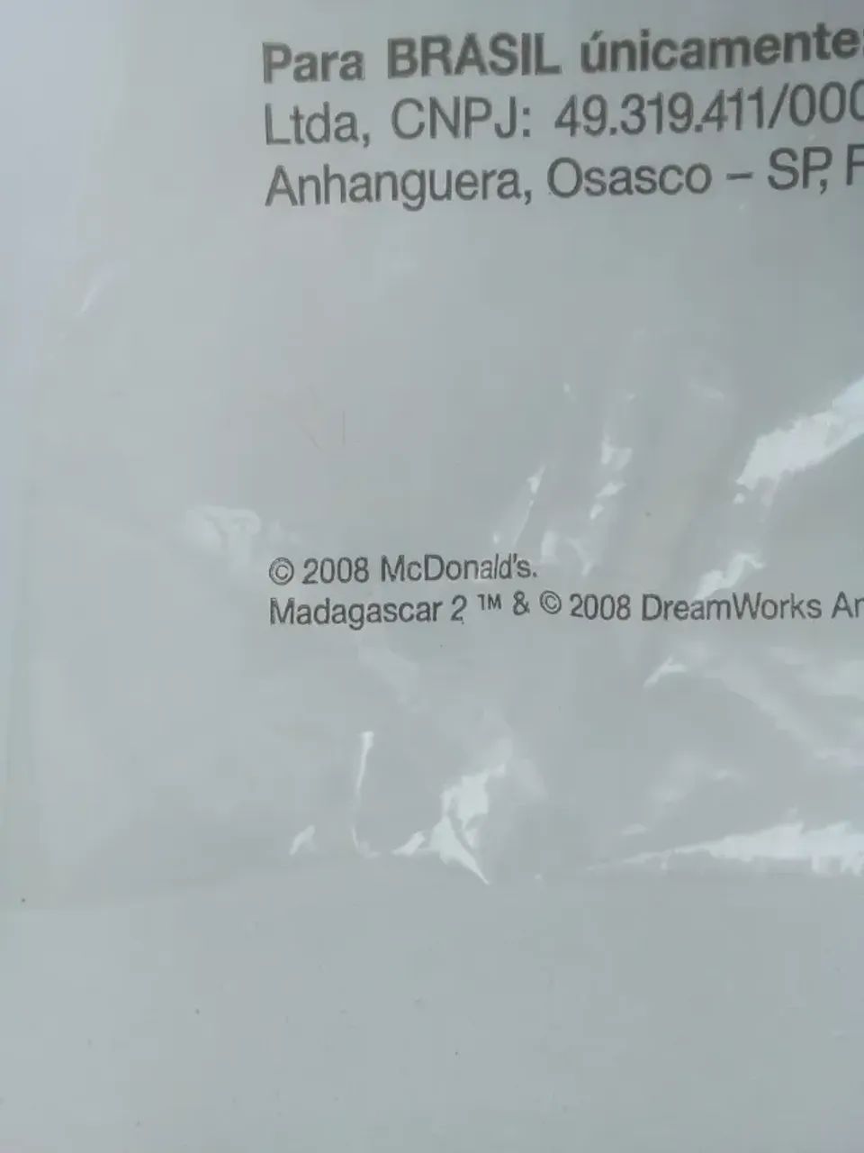 Promocional Mcdonald's Lacrado Madagascar 2 Alex 2008 - Foto 4