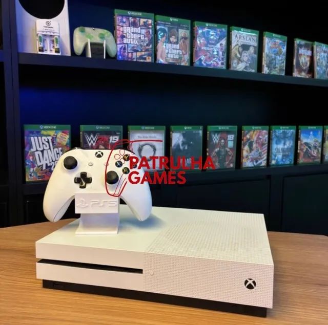 XBOX ONE S 1TB + 60 JOGOS DIGITAIS COM BRINDES + GARANTIA EM LOJA FISICA BELO HORIZONTE