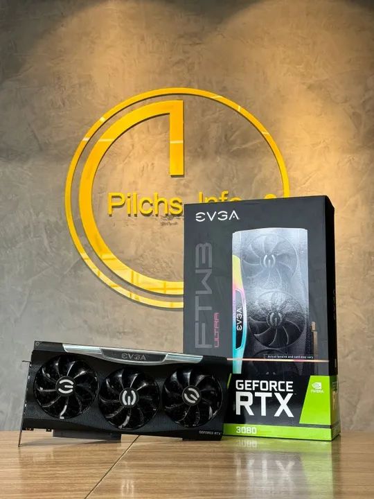 RTX 3080 10GB EVGA FTW3 ULTRA Com Caixa - Loja física - Garantia - Olx Pay