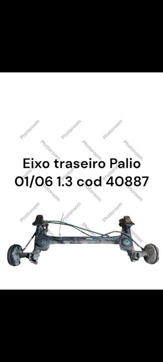 Eixo Traseiro Palio 1.3 01/06 - Cod 40887