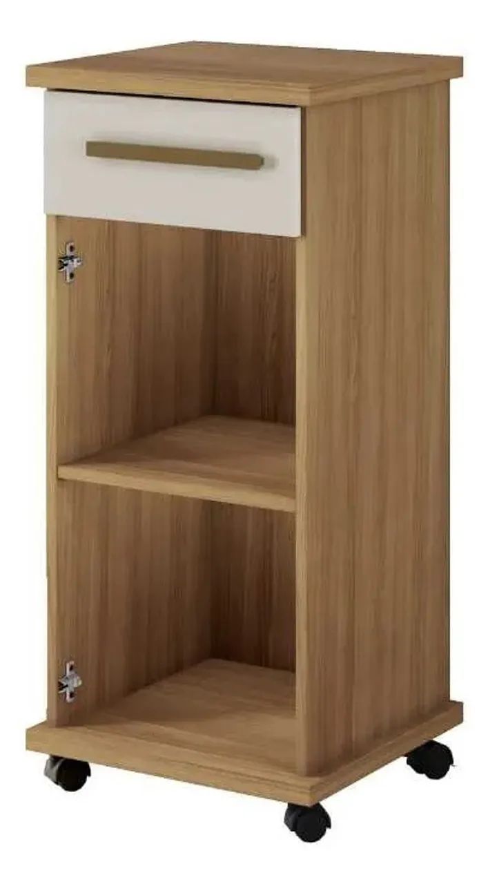 Armário Balcão 01 Portas 01 Gavetas C/Rodizios 39 Cm. Produto Novo Direto de Fábrica. - Foto 5