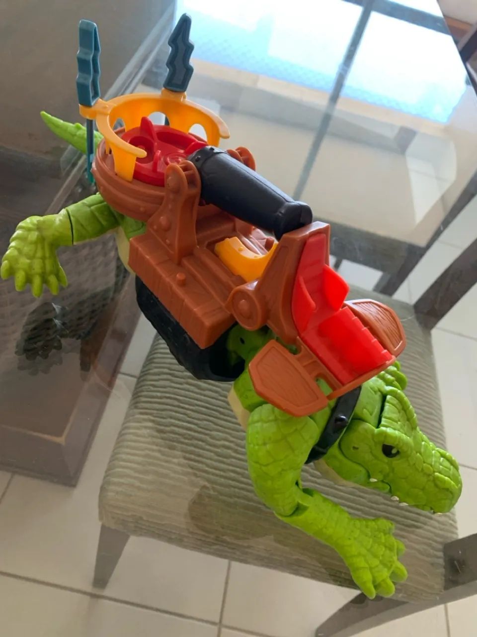 Crocodilo pirata imaginext - Foto 5