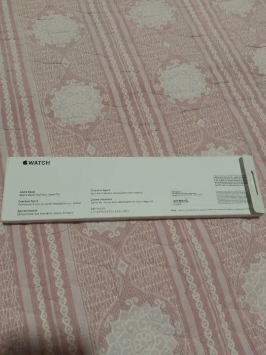 Pulseira Apple Watch 44mm preta, (original).( Com Nota Fiscal da Apple). - Foto 2
