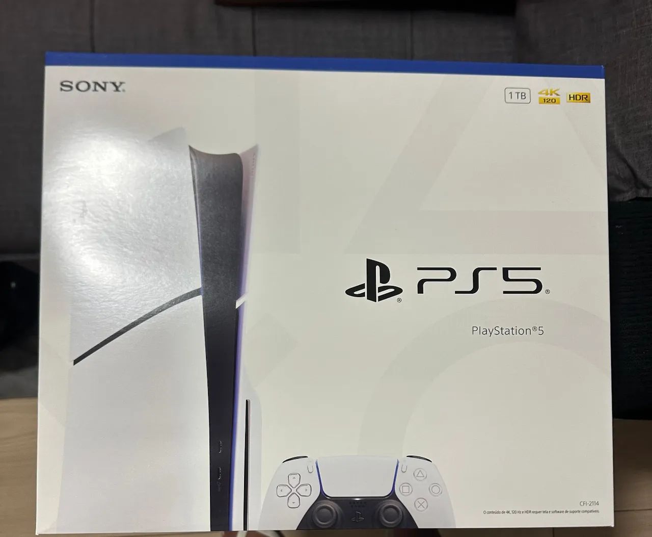 PS5 Slim Disk 1 TB 1 Controle - Lacrado com NF