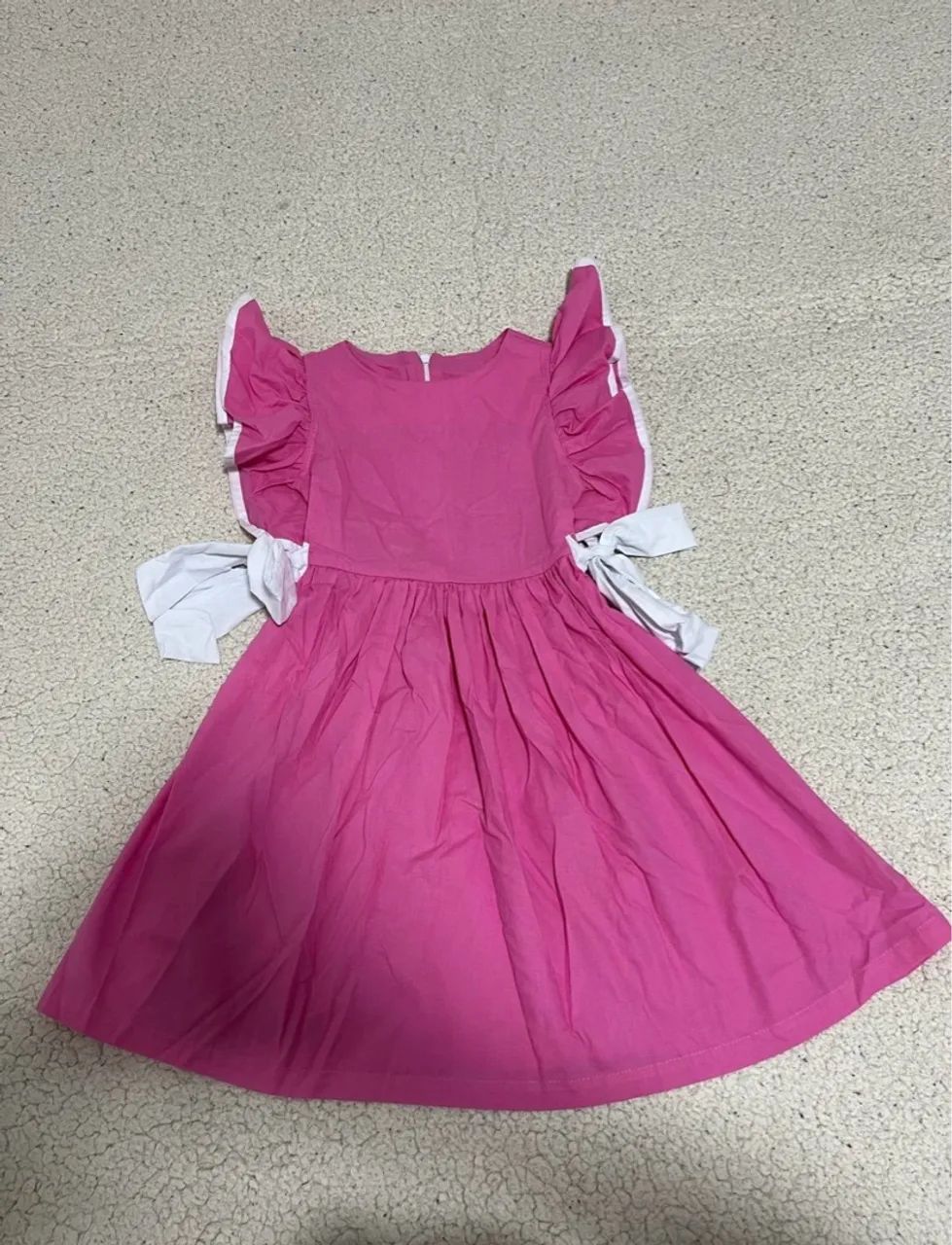 Vestido Infantil Rosa com Detalhes - Foto 2