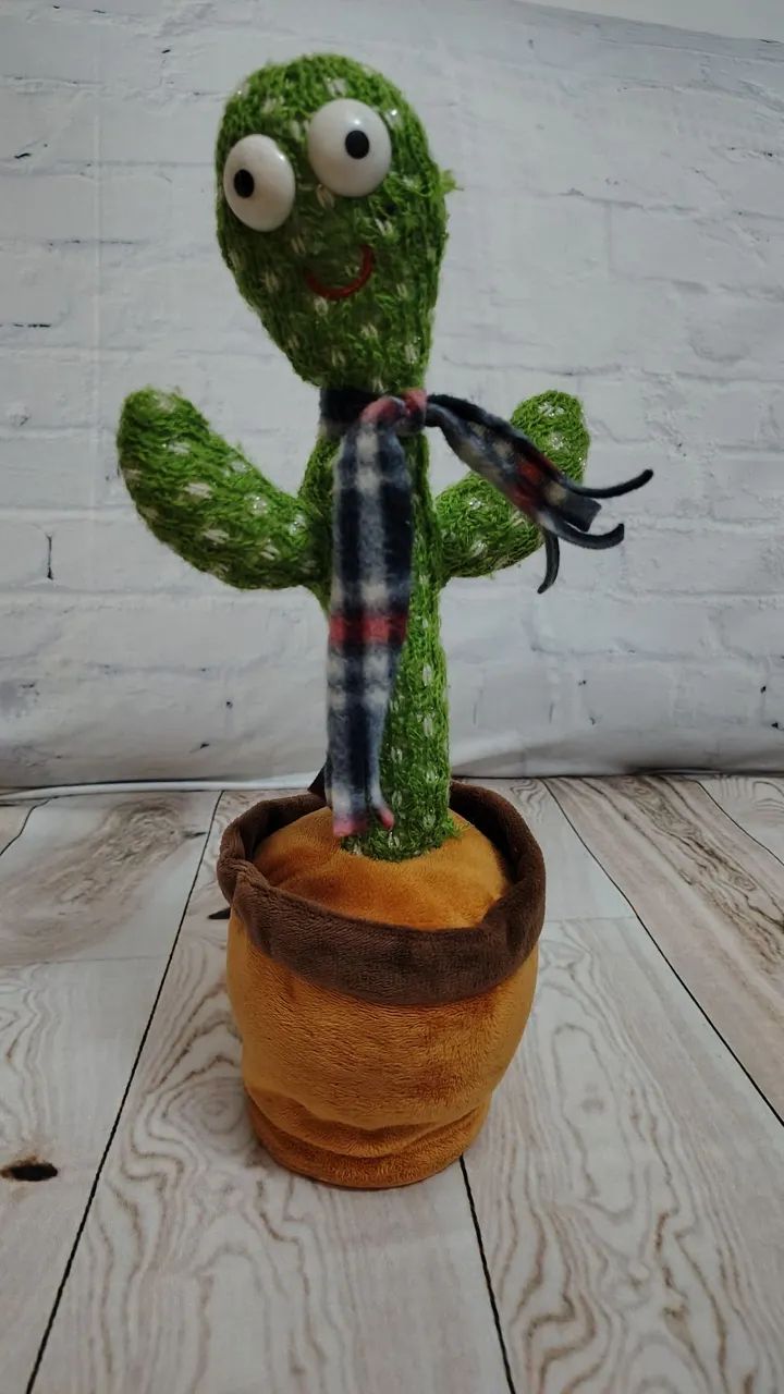 Cacto falante de pelúcia - interativo  - Foto 2