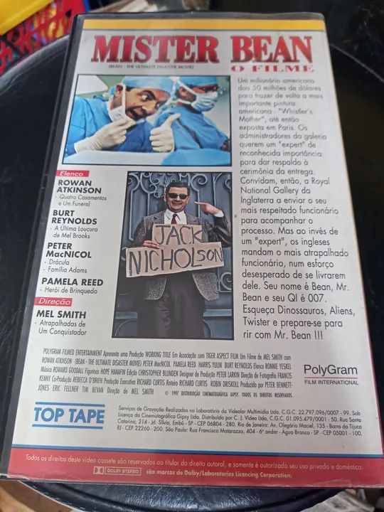 VHS Mister Bean - O Filme - Foto 2