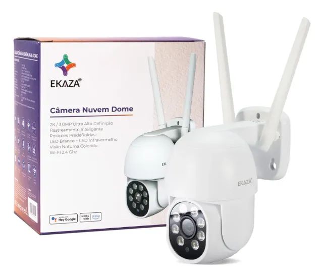 Câmera De Segurança 360º Dome Wi-fi EXTERNA/INTERNA