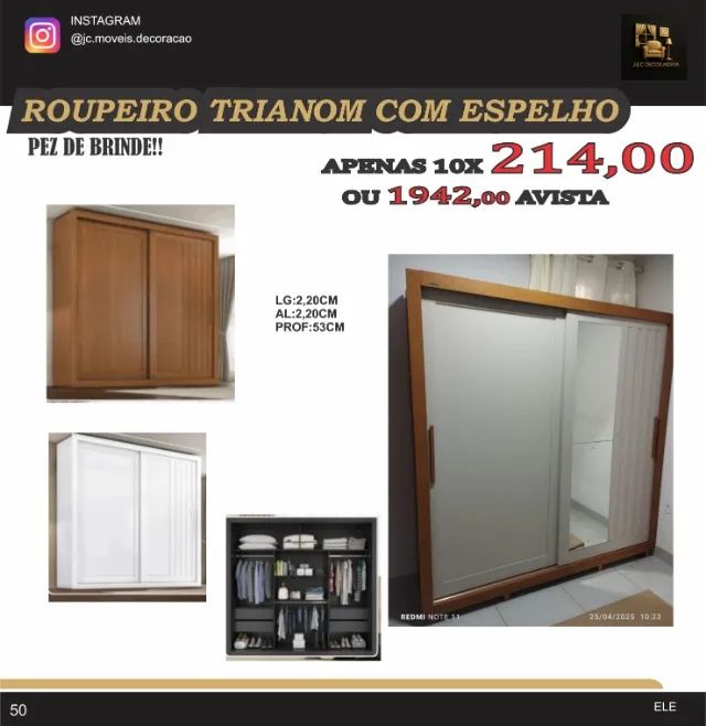 ROUPEIRO TRIANOM NA BLACK FRIDAY
