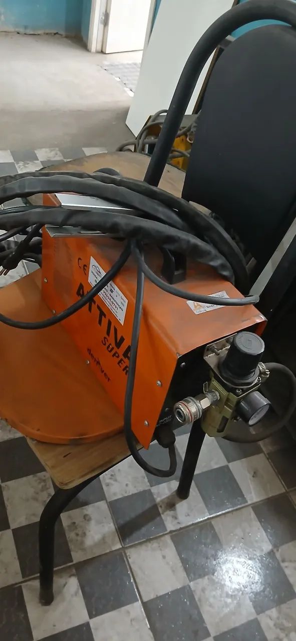 Compressor Schulz msv 10vl/200l 2hp 1 estágio + Plasma Attiva Super DC5-40