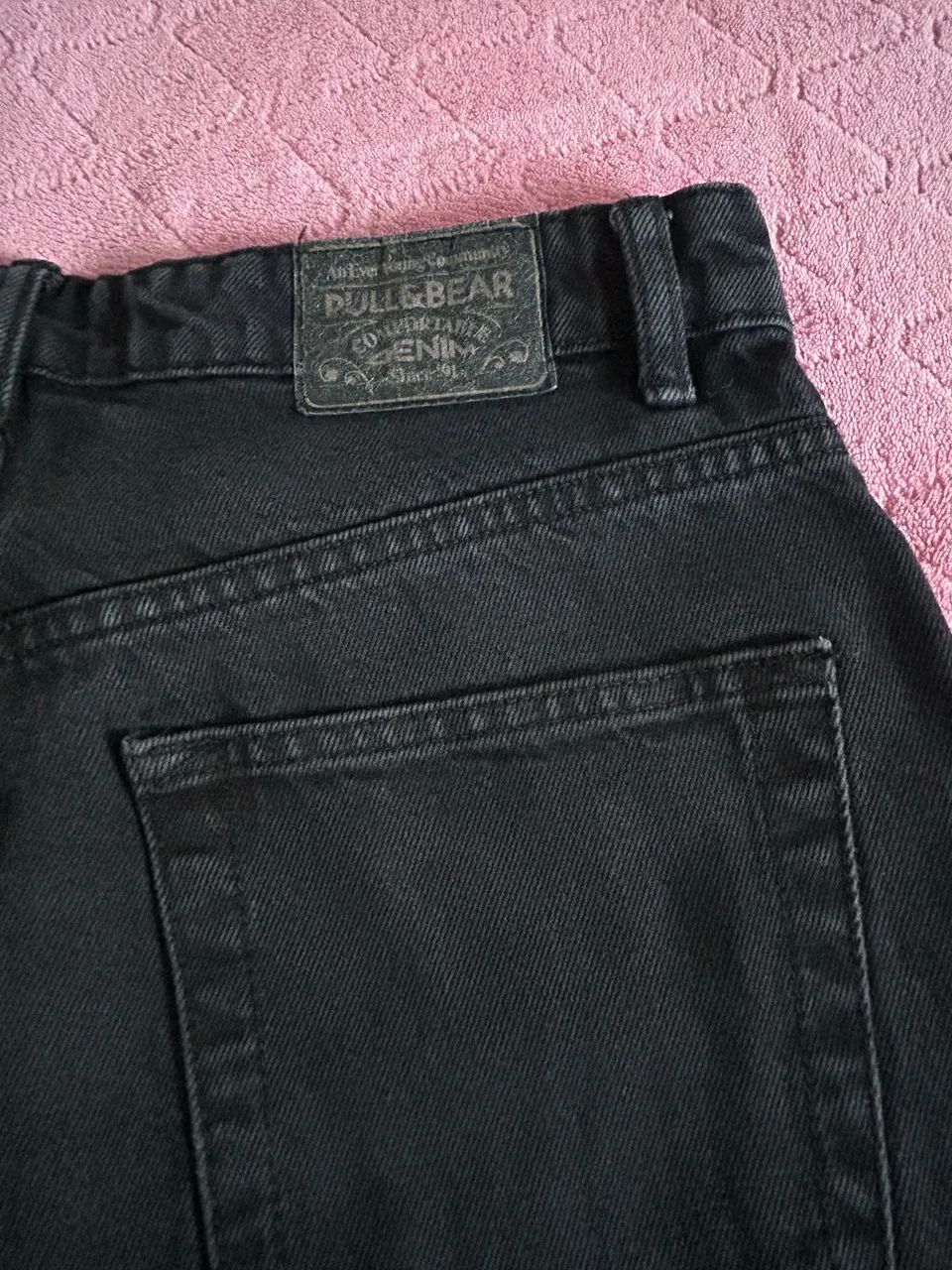 Calça jeans larga e cintura alta 38 - Foto 5