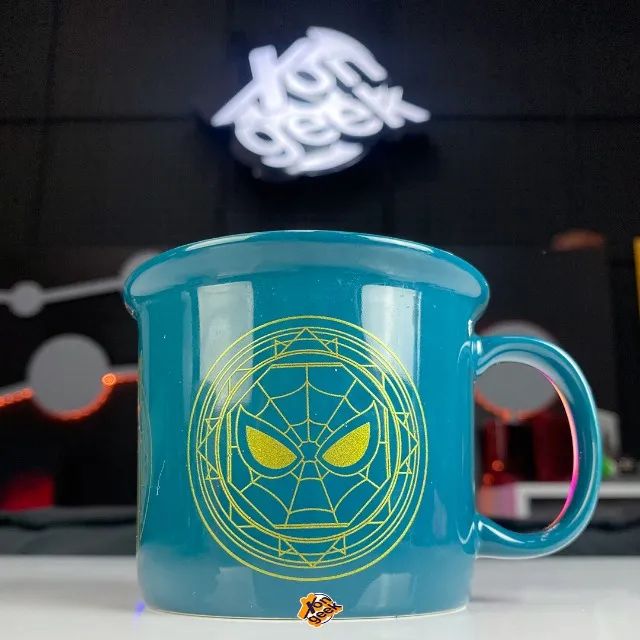 Caneca Camp Spider Man No Way Home Azul - Clube Comix - Foto 4