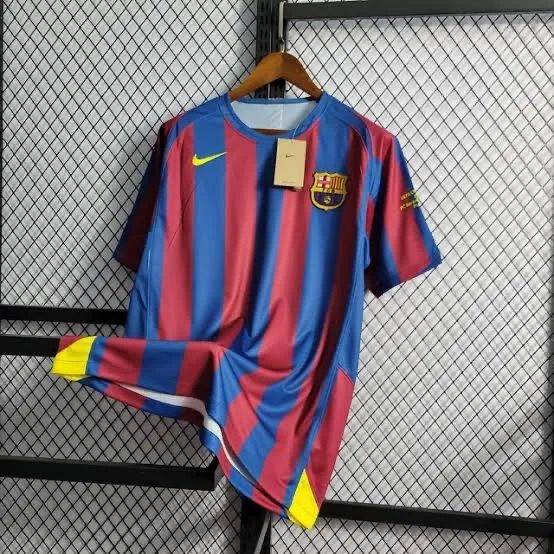 Camisa Barcelona Retrô Ronaldinho Gaucho