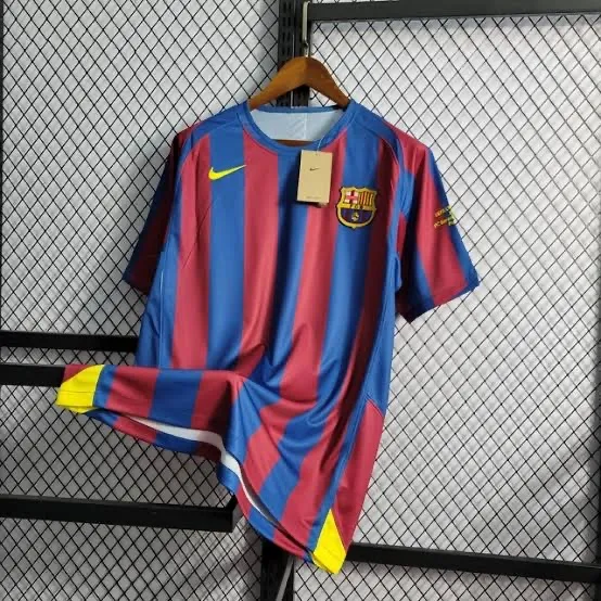 Camisa Barcelona Retrô Ronaldinho Gaucho