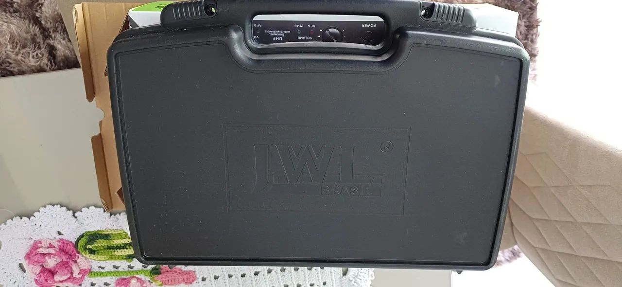 Microfone Sem Fio JWL duplo