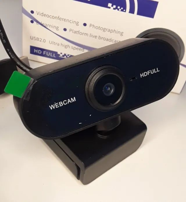 Câmera Usb Hd 1080p Webcam Mini - Faço Entrega - Foto 3