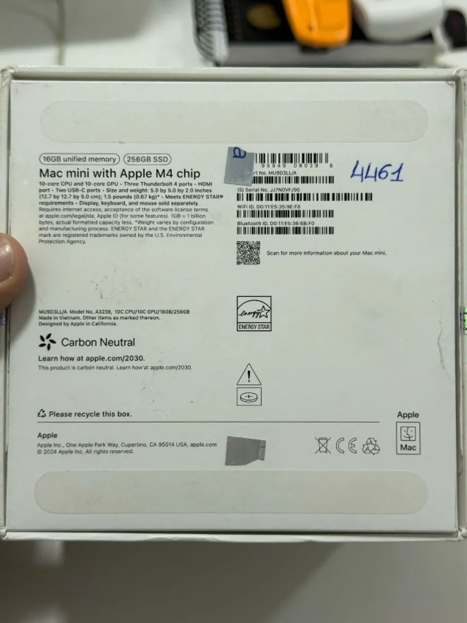 Apple Mac Mini M4 256SSD e 16GB de Memória RAM | Impecável Apple Mac Mini M4 256SSD e 16GB de Memória RAM | Impecável