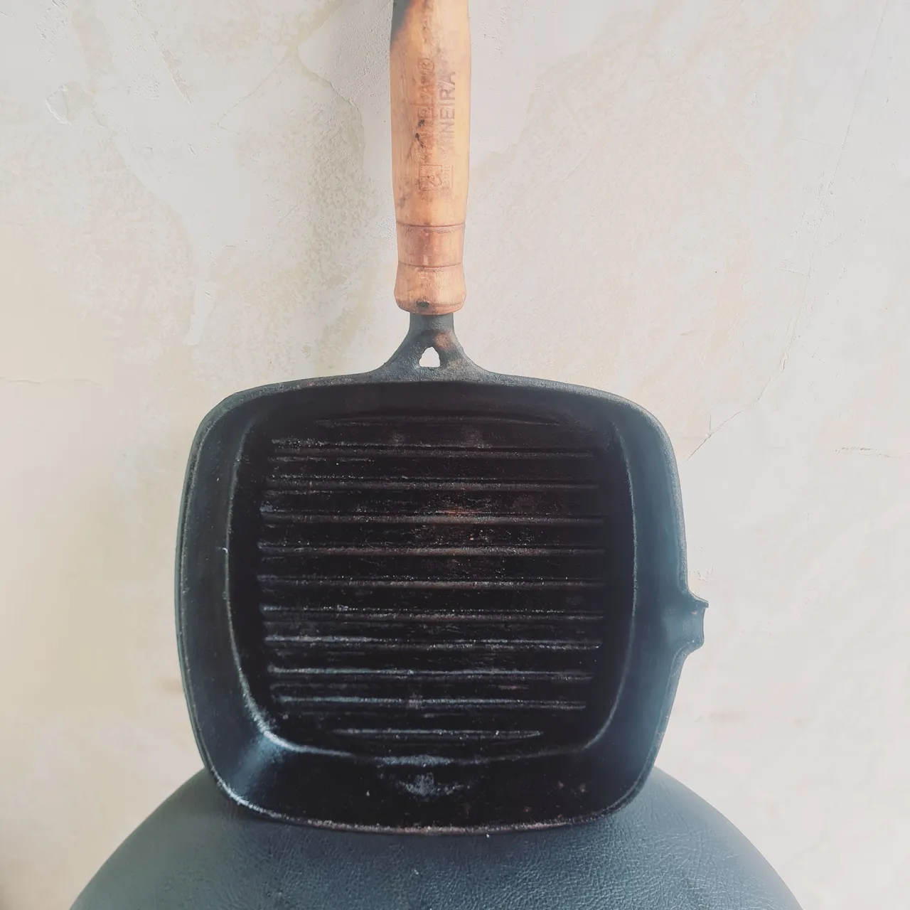 Frigideira Grill em Ferro Fundido