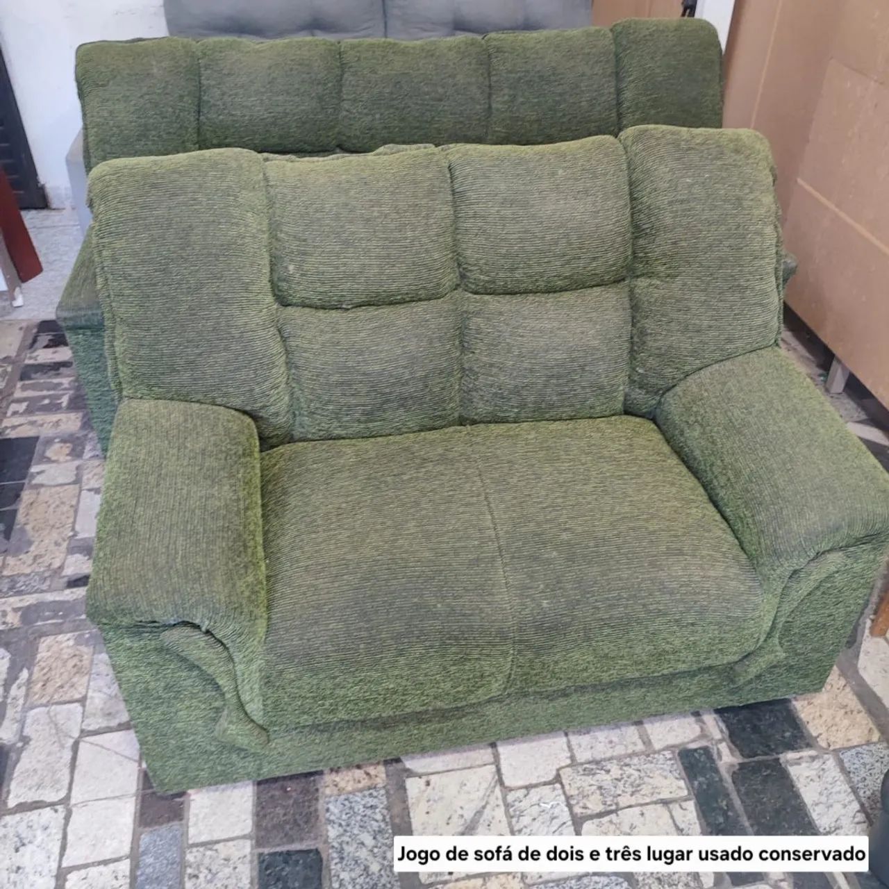 sofá 2 e 3 lugares usado $799,00 A vista - Foto 4