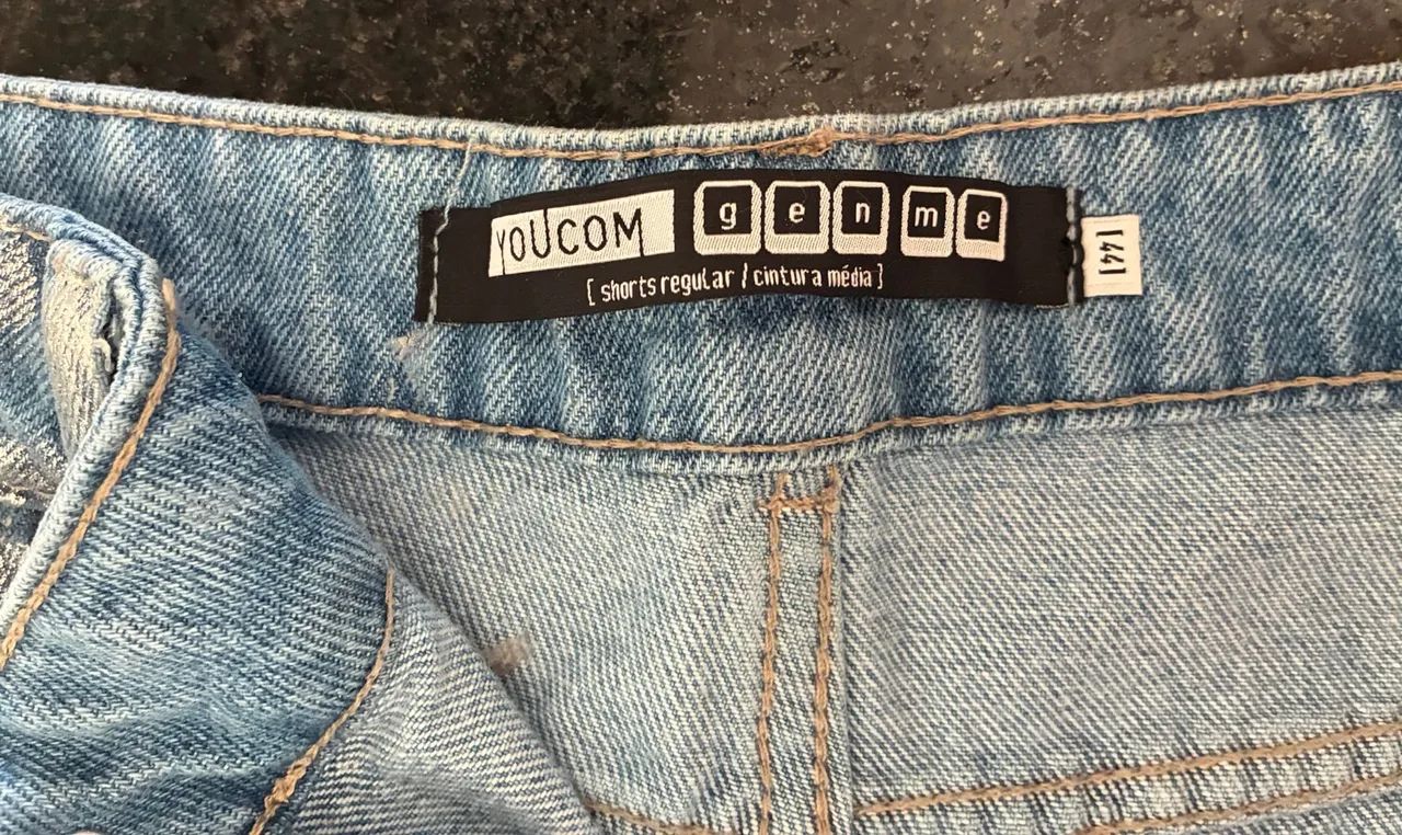 Shorts Jeans Metalizado  - Foto 4
