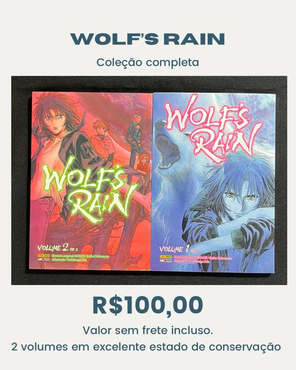 Coleção completa wolfs rain mangá 
