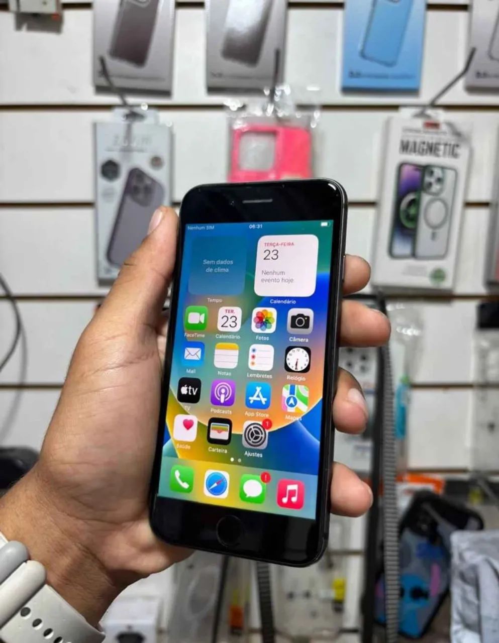 iPhone 8 Black 64GB NFC chip off touch ID  - Foto 3