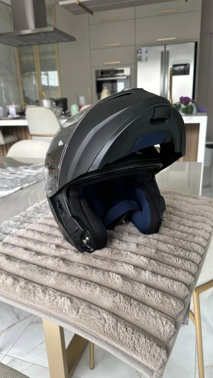 VENDO CAPACETE NORISK FORCE 2 ARTICULADO NOVO  - Foto 4