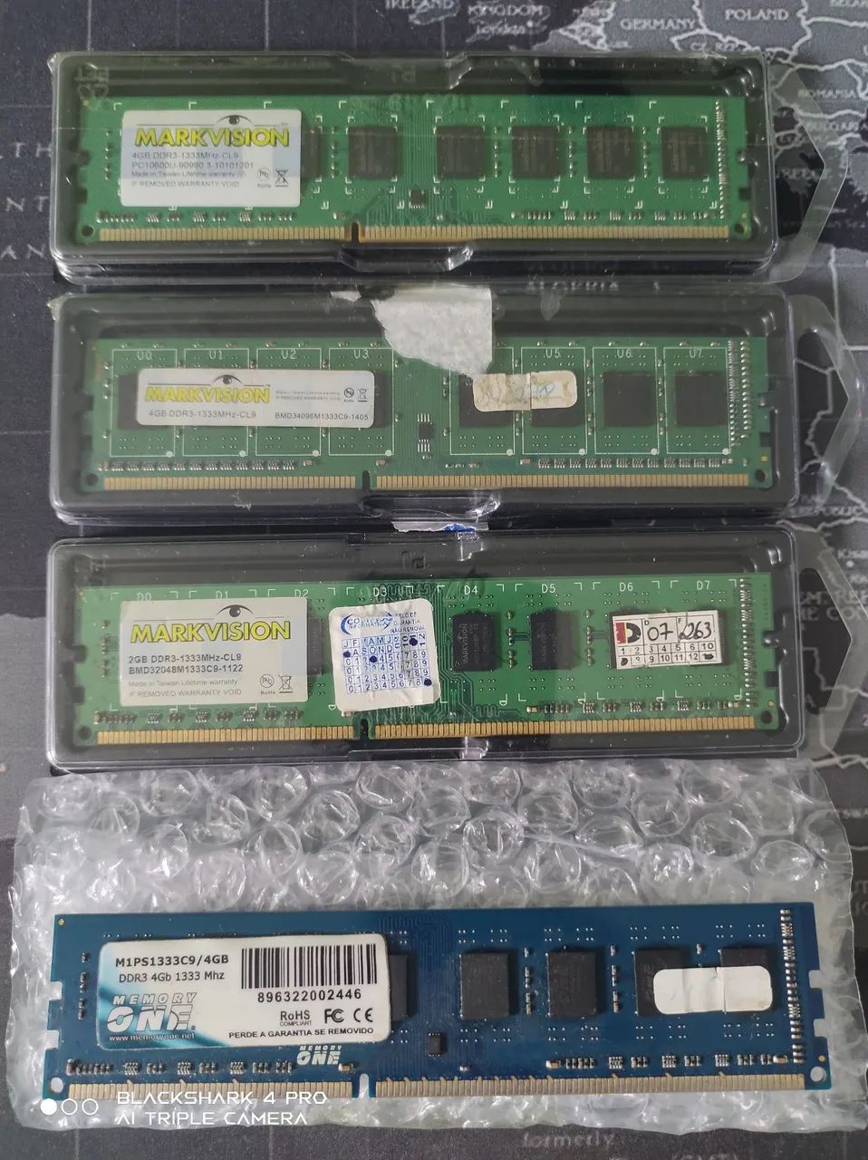 memória RAM Markvision de 4GB e 2GB DDR3-1333MHz CL9.  - Foto 3
