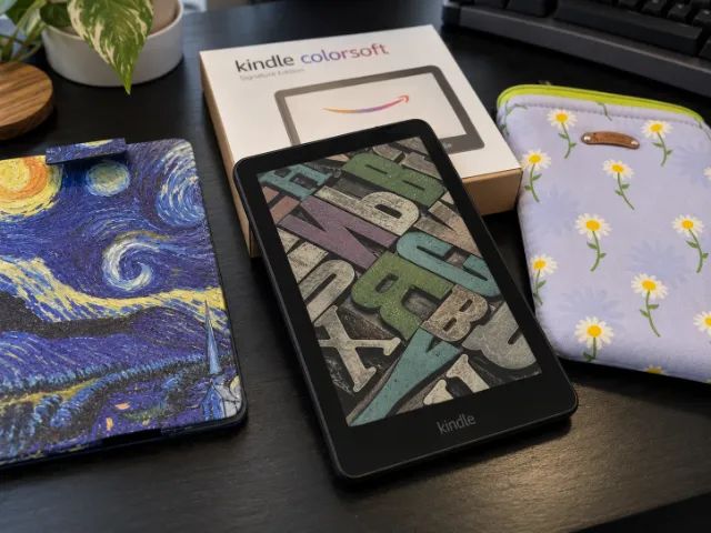 Kindle Colorsoft Signature Edition 32GB + Capa + Case + Caixa - Foto 2