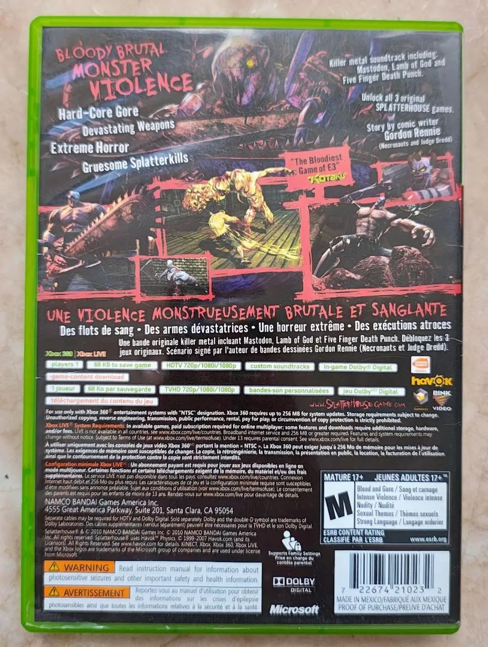 Splatterhouse = R$: 400 - Foto 5