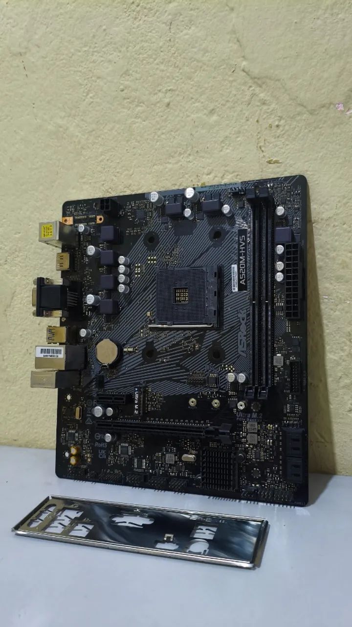 Placa Mãe ASRock A520M-HVS - Foto 3