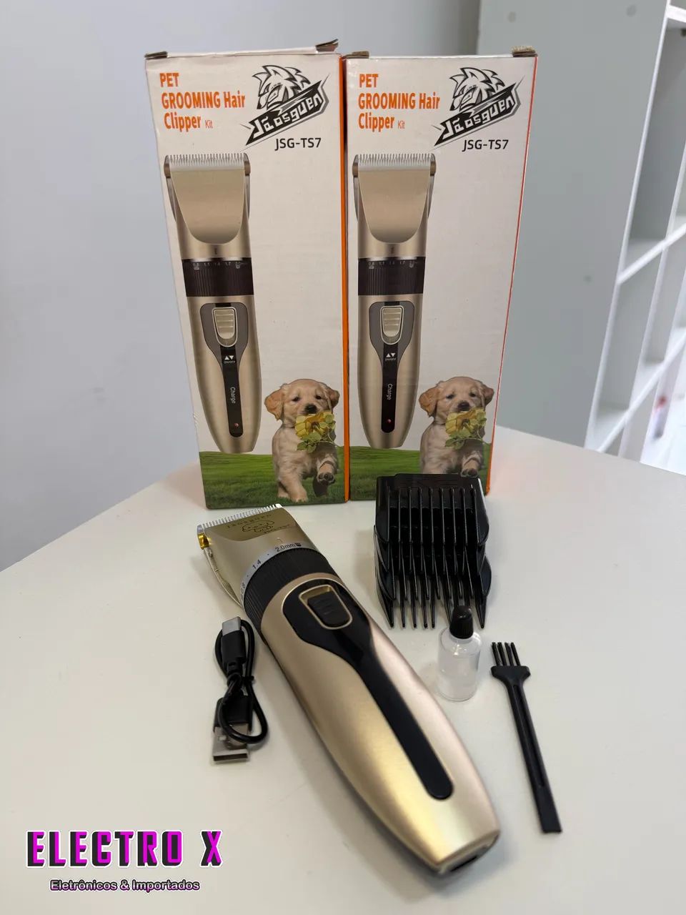 MÁQUINA DE TOSA PARA PET C/ACESSÓRIOS - Foto 2