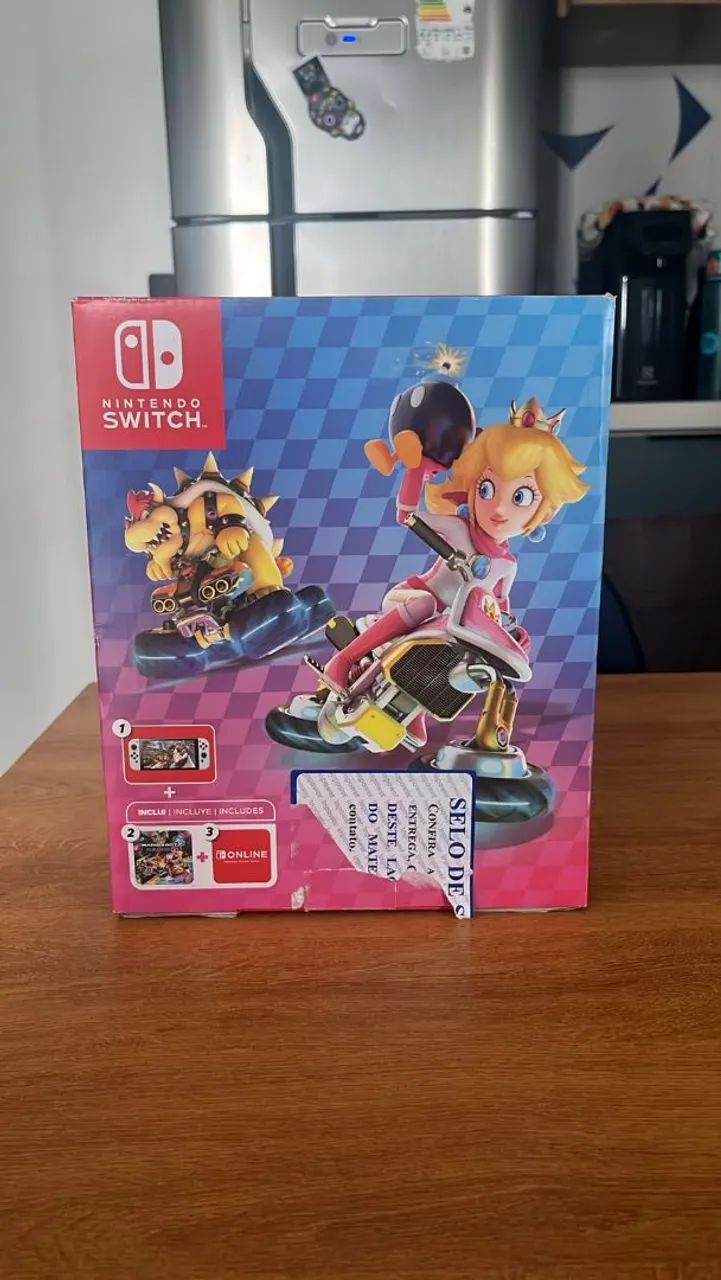 Console Nintendo Switch Oled Branco 64GB - menos de 30 horas de uso  - Foto 5