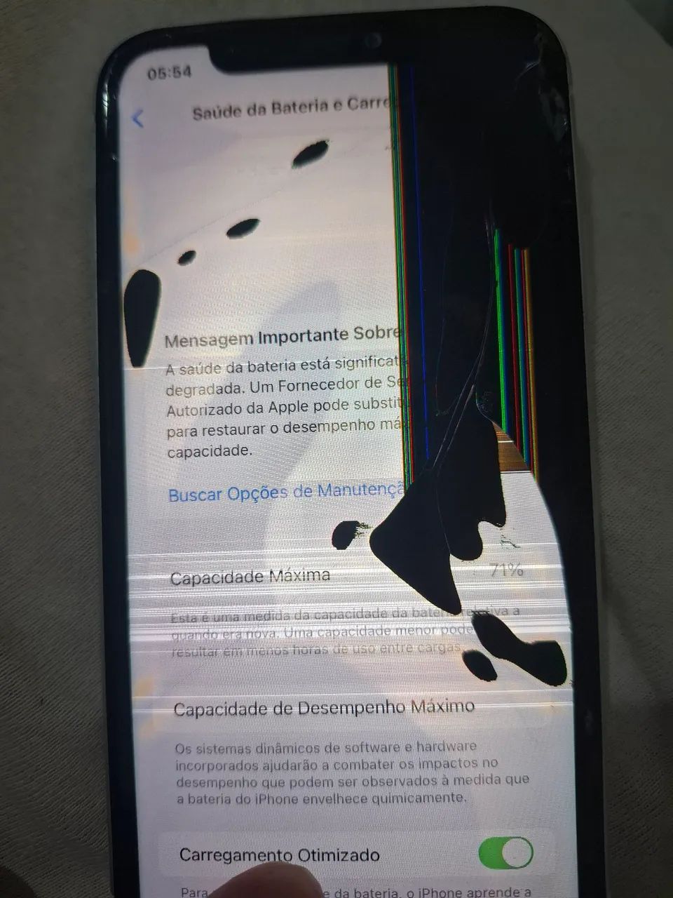 Iphone 11 - tela da frente quebrada  - Foto 3