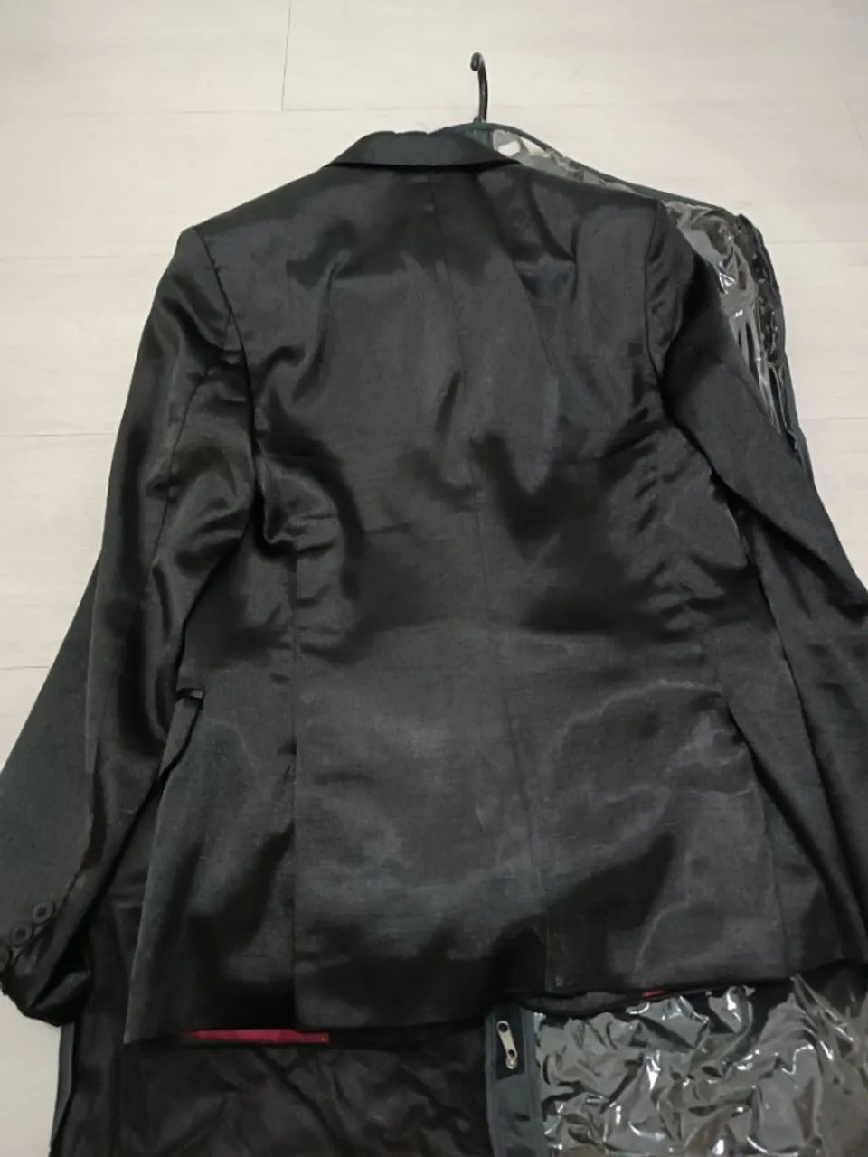 Terno Slim Poliviscose - Preto 42  - Foto 2