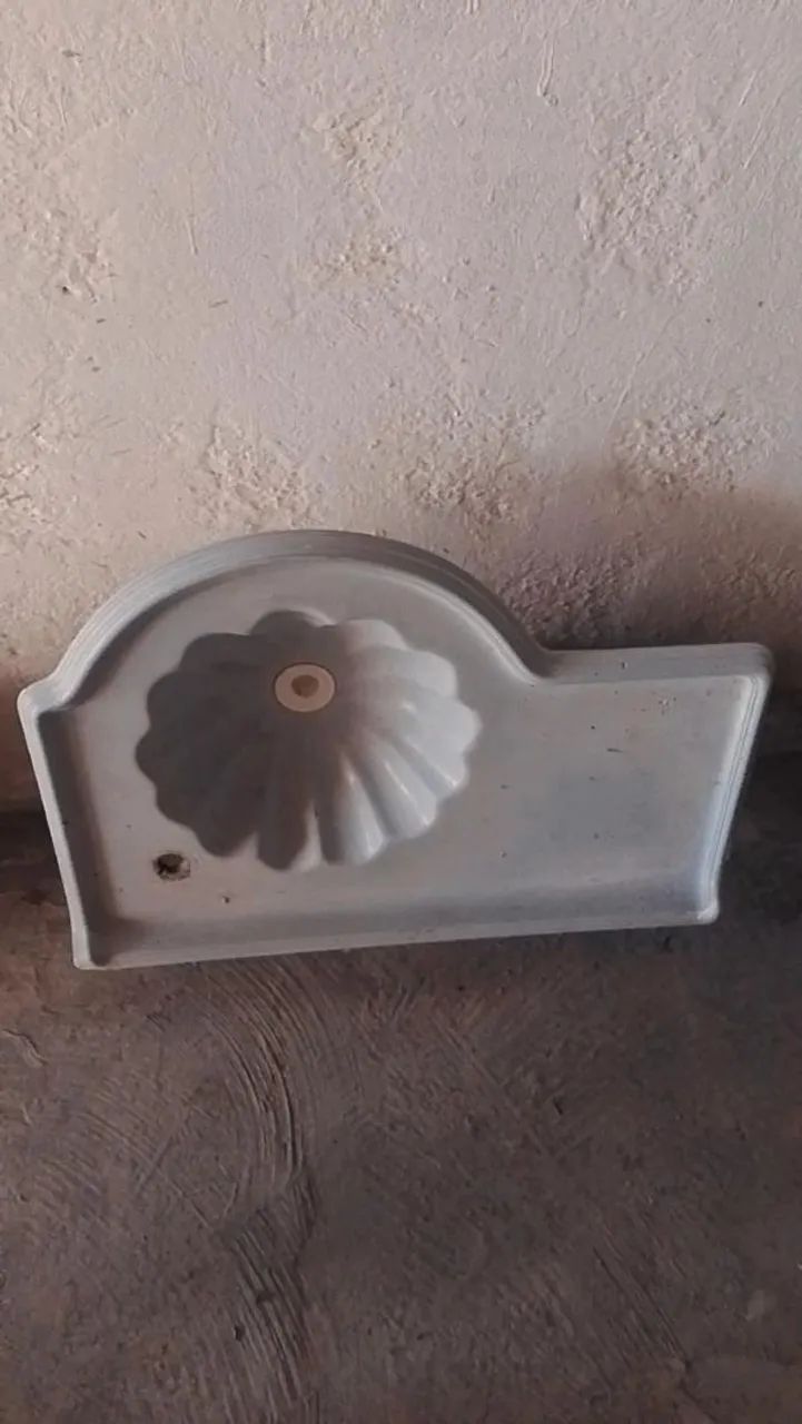 Pia de Canto Cinza com Cuba Decorada - Compacta e Prática