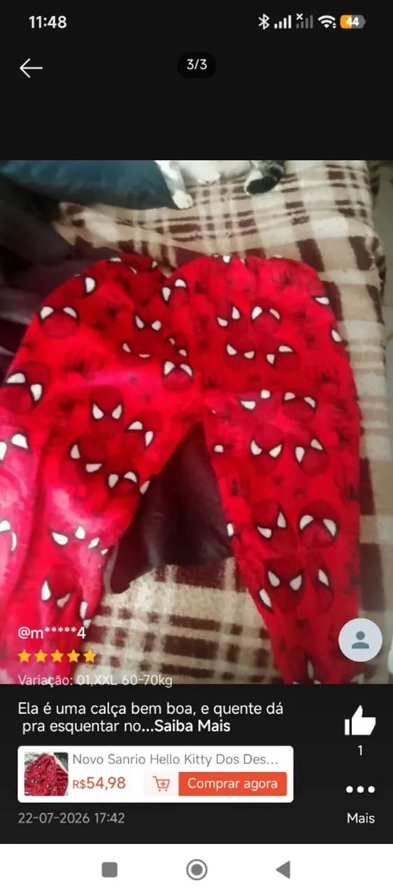 Calça moletom homem aranha  - Foto 2