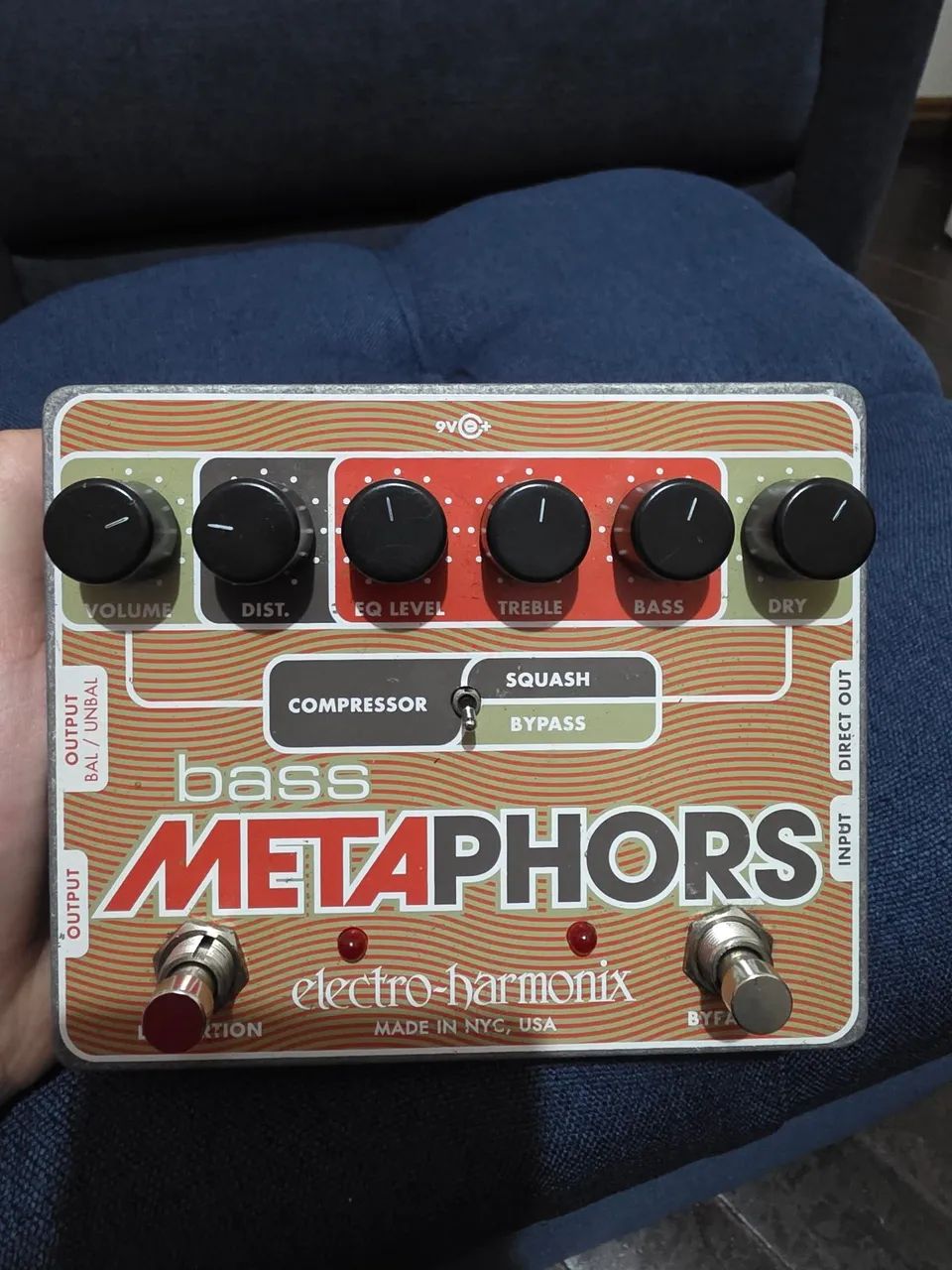 BASS HYPER METHOD4　VHS Pedal Baixo Electro-Harmonix Bass Metaphors - Preamp + Drive +