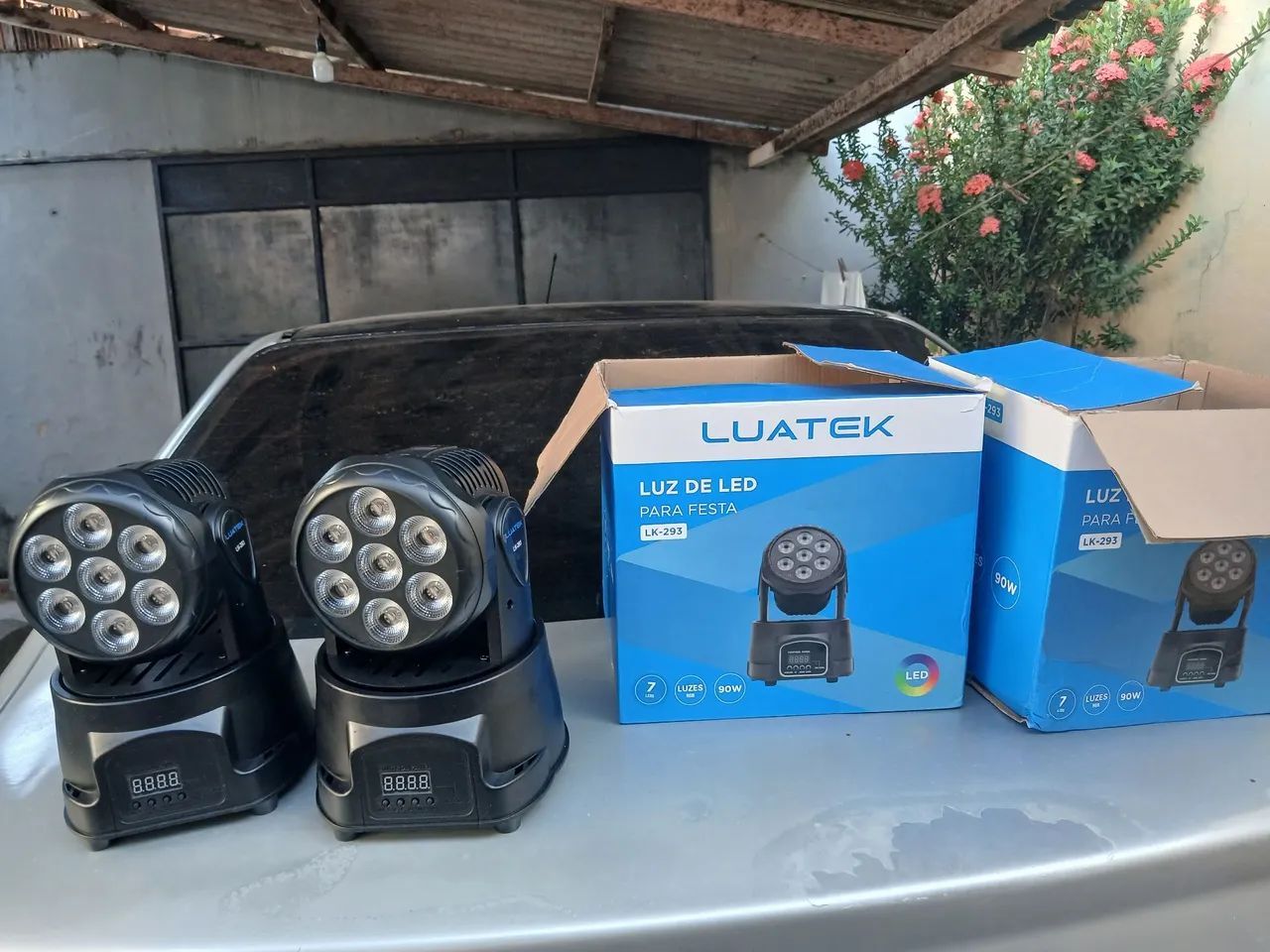 Kit 2 moving wast head 7 leds - Foto 5