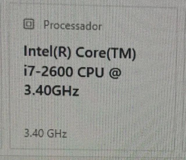 Processador INTEL  I7 2600 3.4GHZ - Foto 2