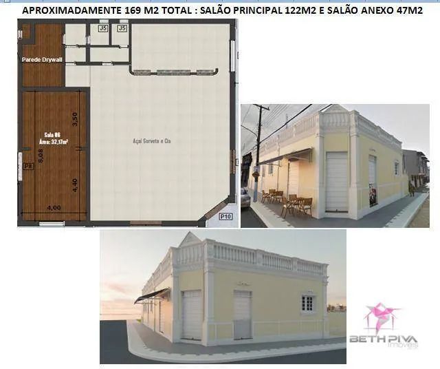 Salão disponivel para locação