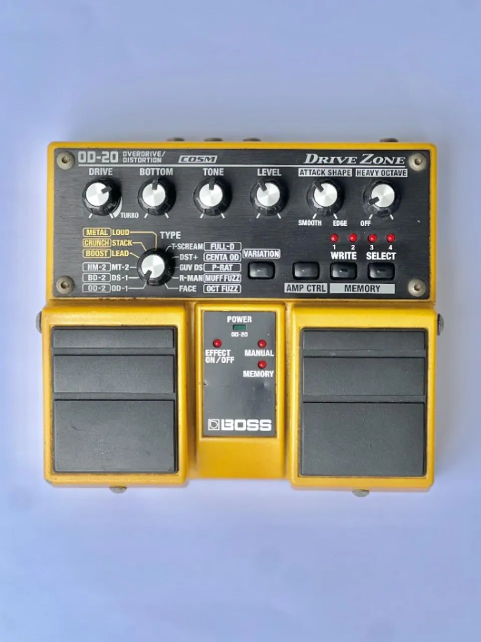 Boss OD-20 Drive Zone - Mais de 20 Drives em um Só Pedal | A