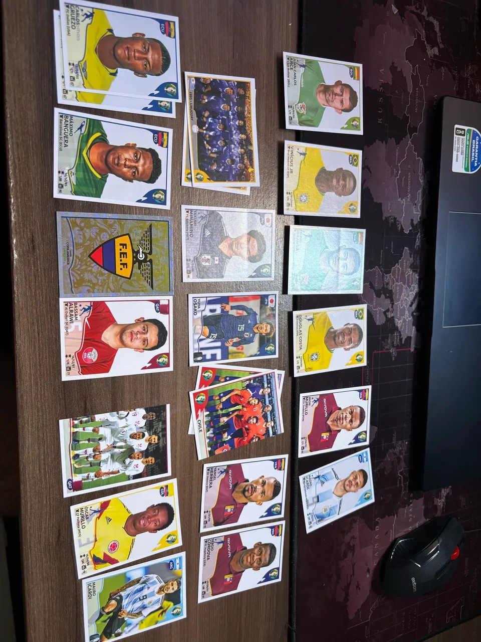 Figurinhas da copa América 2019