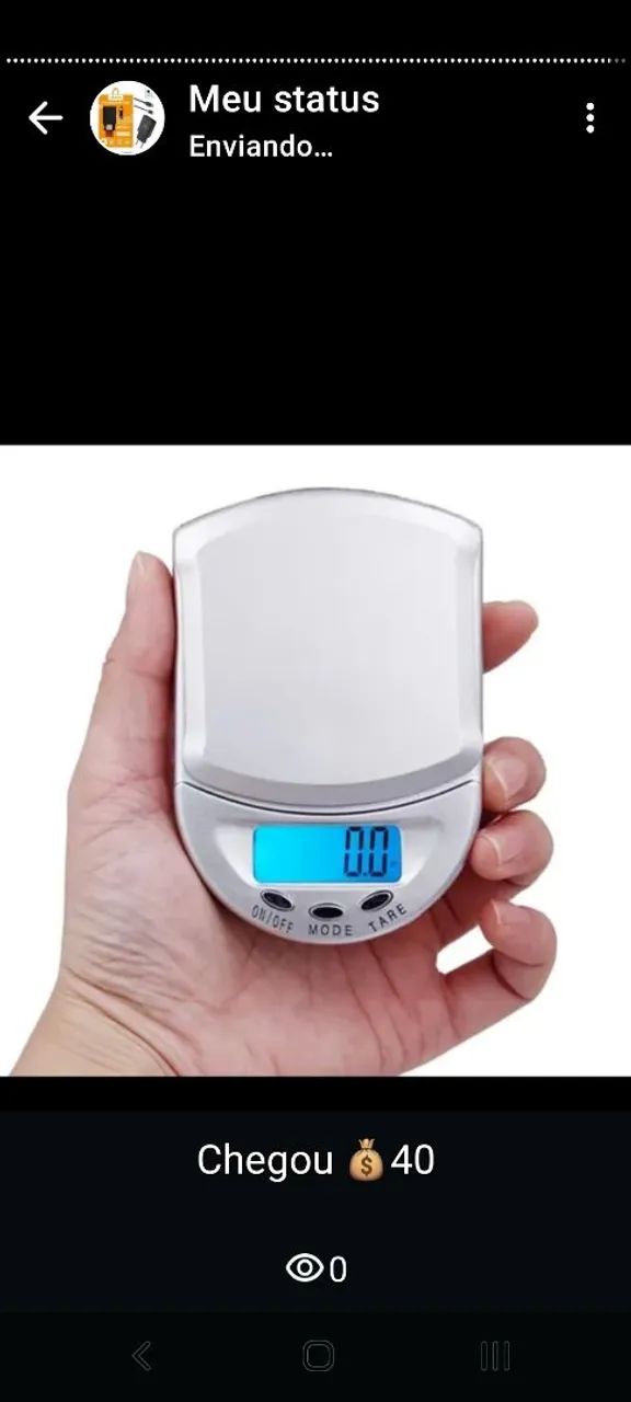 Mini  balança diamante 500gm - Foto 4