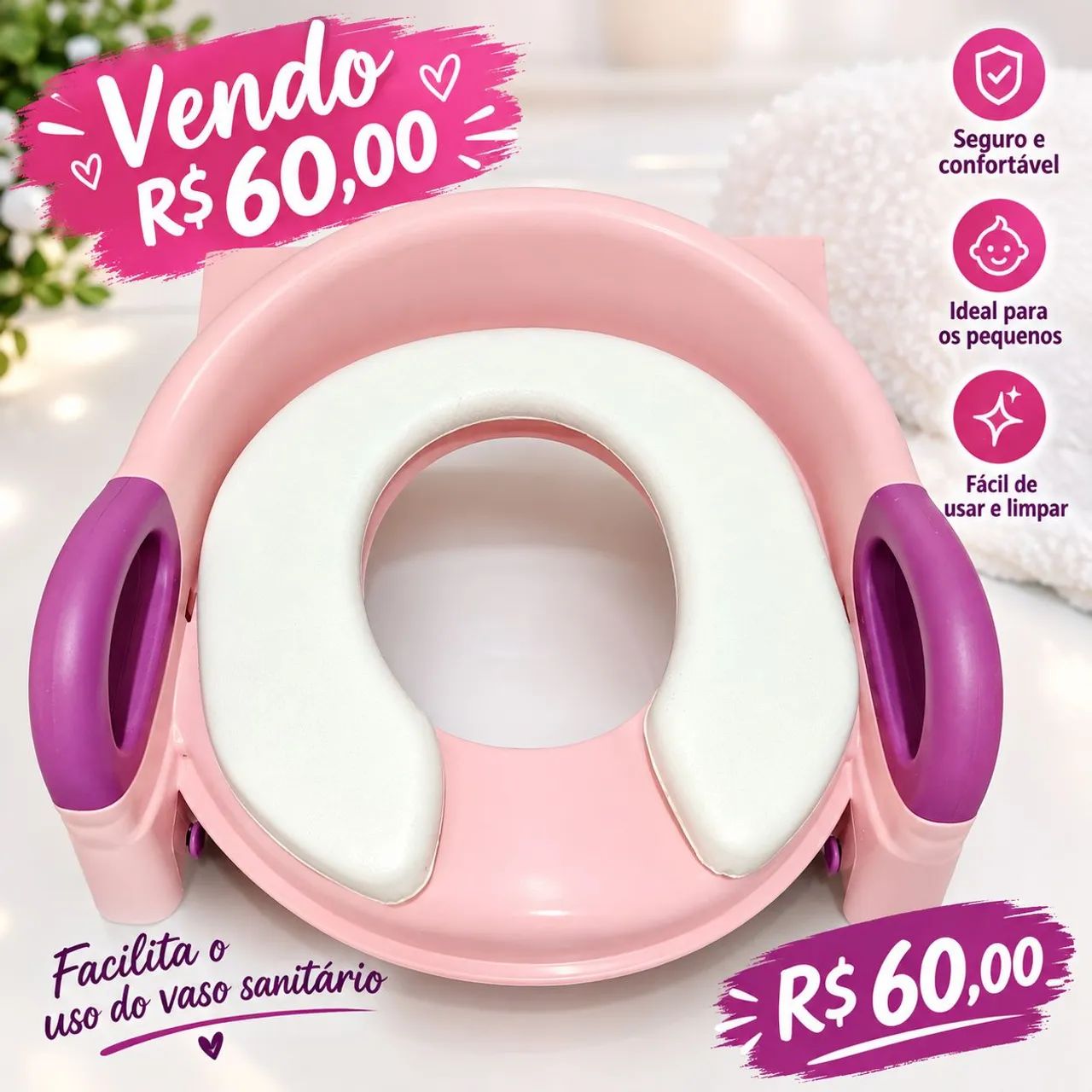 Vendo assento infantil