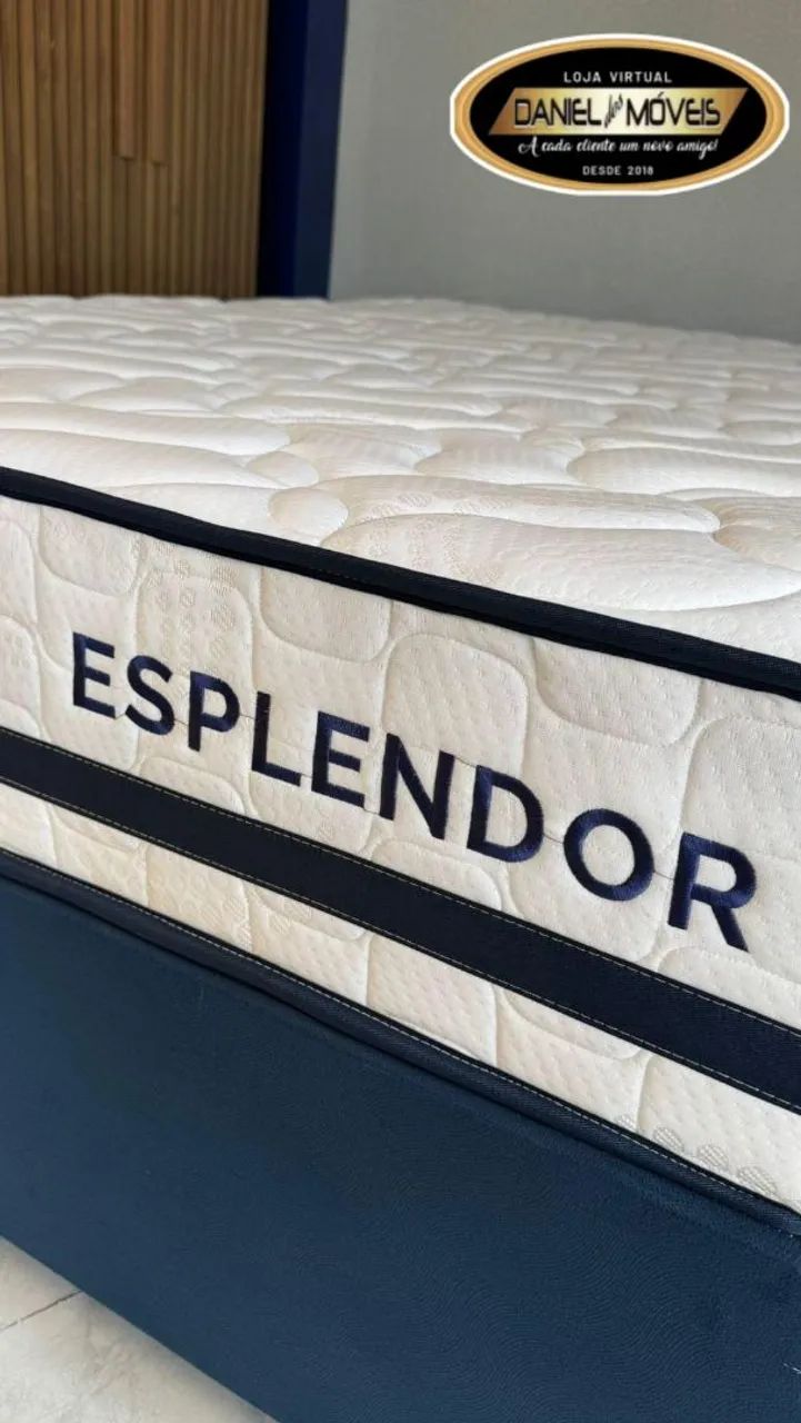 Cama casal esplendor _ Brinde travesseiros! - Foto 2