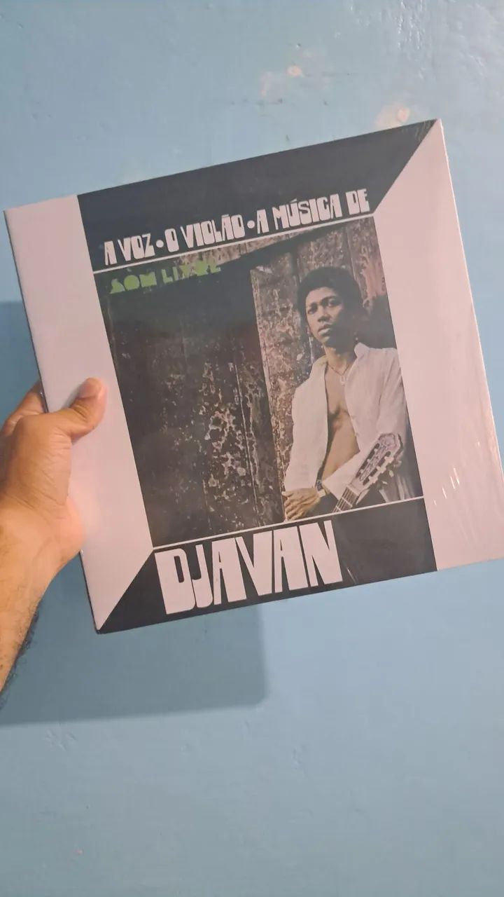 Vinil LP A voz e o violão de Djavan LACRADO