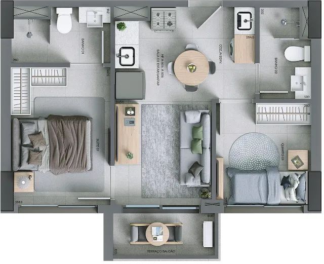 Ágio Eleva 25 - 2 Quartos c/ Suíte | R$ 550/mês sem Intermediárias - Foto 5