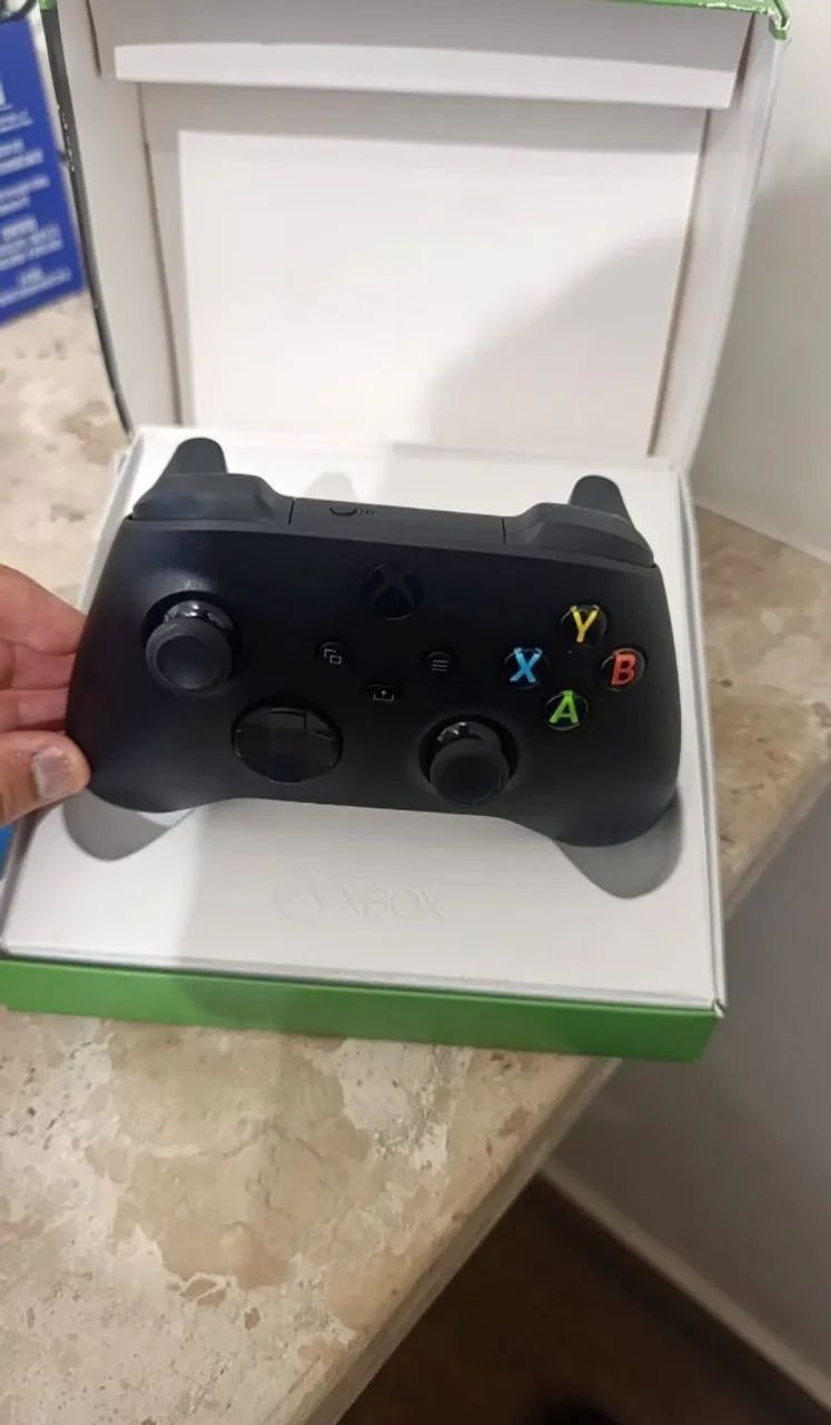 Controle XBOX Carbom Black - Foto 2
