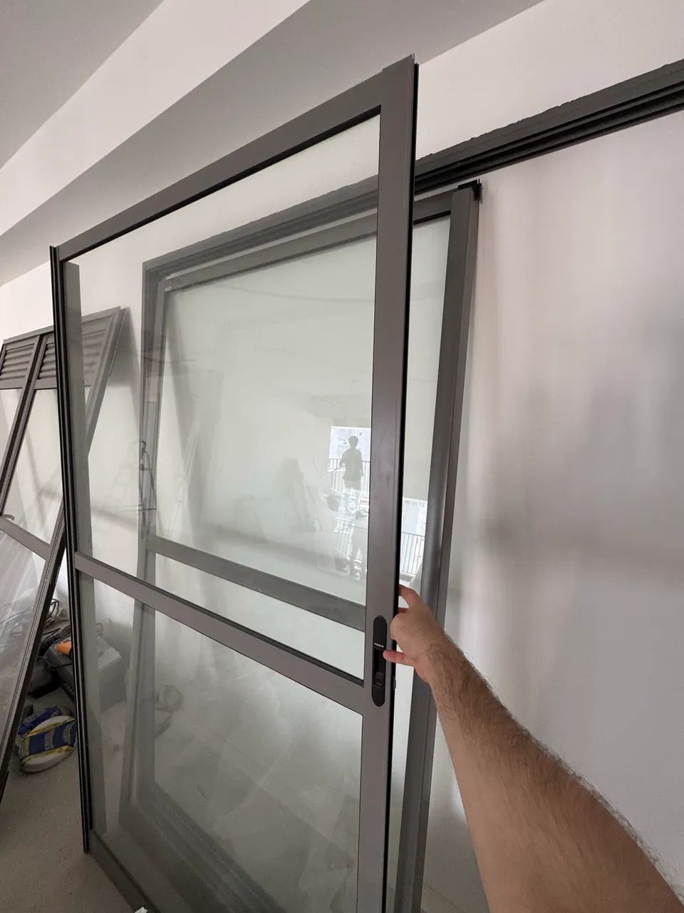 Porta de Vidro/Aluminio Apto - Foto 2